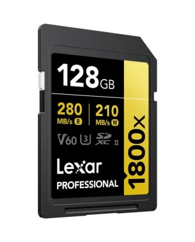 COMPRAR LEXAR SD 128GB V60 1800x UHS-II PACK X2