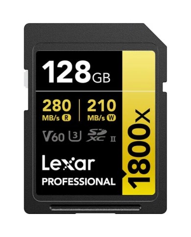 LEXAR SD 128GB V60 1800x UHS-II PAC... | Comp... | FotoCineColor