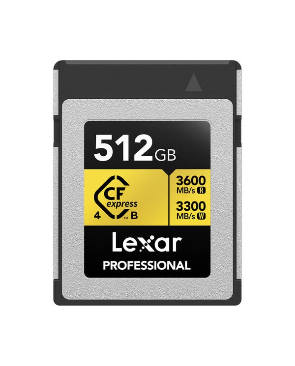 LEXAR PROFESSIONAL CFEXPRESS 512GB GOLD SERIES 4.0 B TIPO TARJETA DE MEMORIA