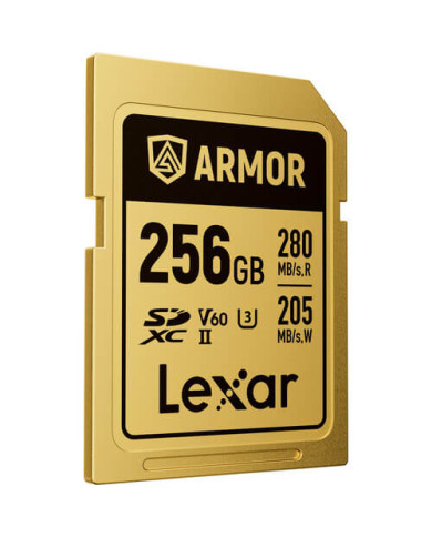 COMPRAR LEXAR ARMOR GOLD 256GB V60 UHS-II SDXC TARJETA DE MEMORIA