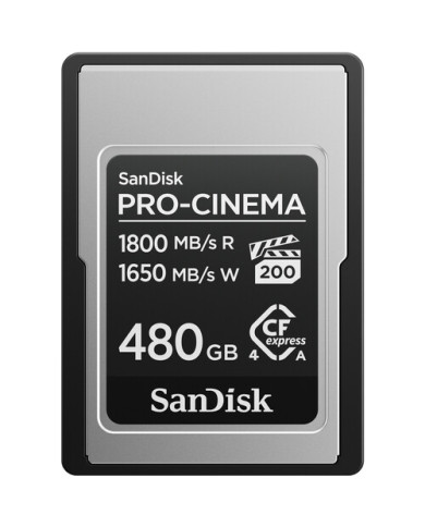 SANDISK PRO-CINE CFEXPRESS 480GB TIPO A TARJETA DE MEMORIA
