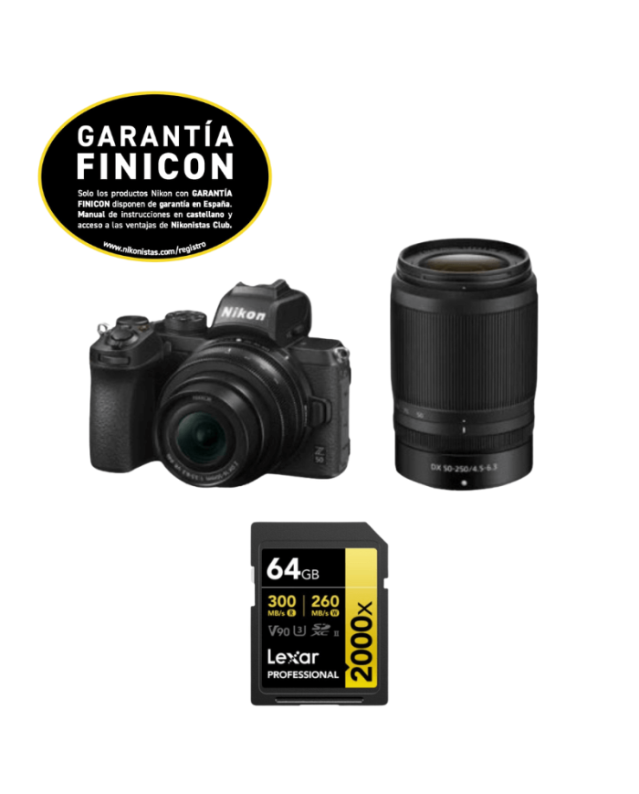 NIKON Z50 II + 16-50mm + 50-250mm C... | Comp... | FotoCineColor